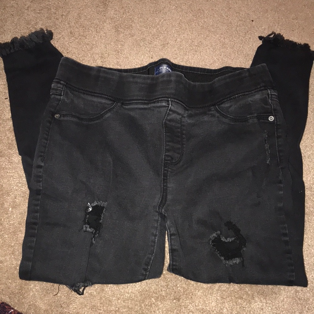 Distressed Old Navy Jeggings